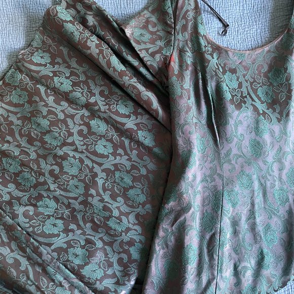 Vintage Copper/Green Gown - Picture 3 of 5
